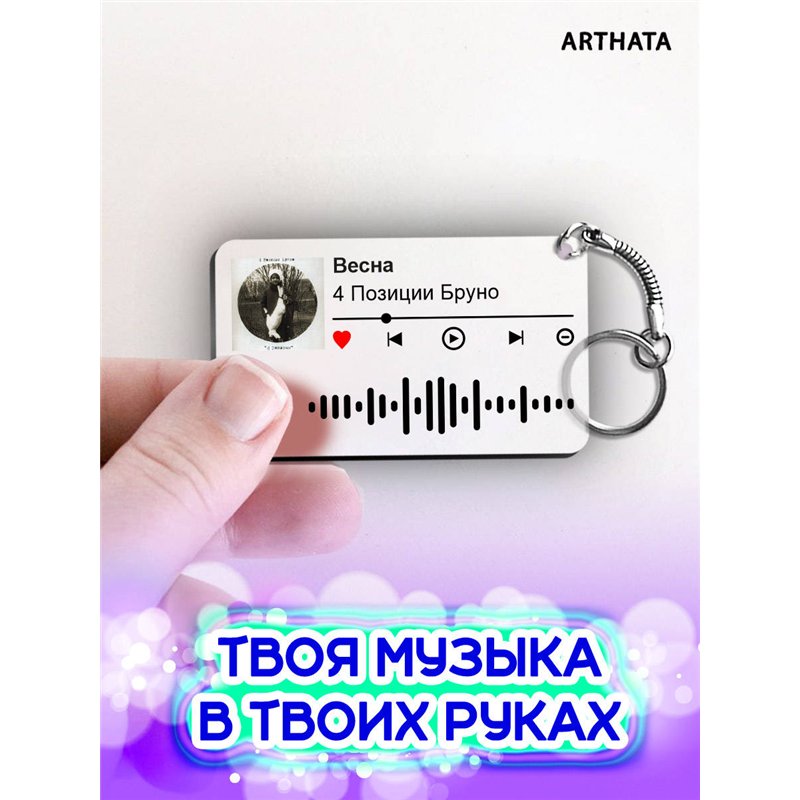 Брелок spotify 4 позиции бруно - Весна