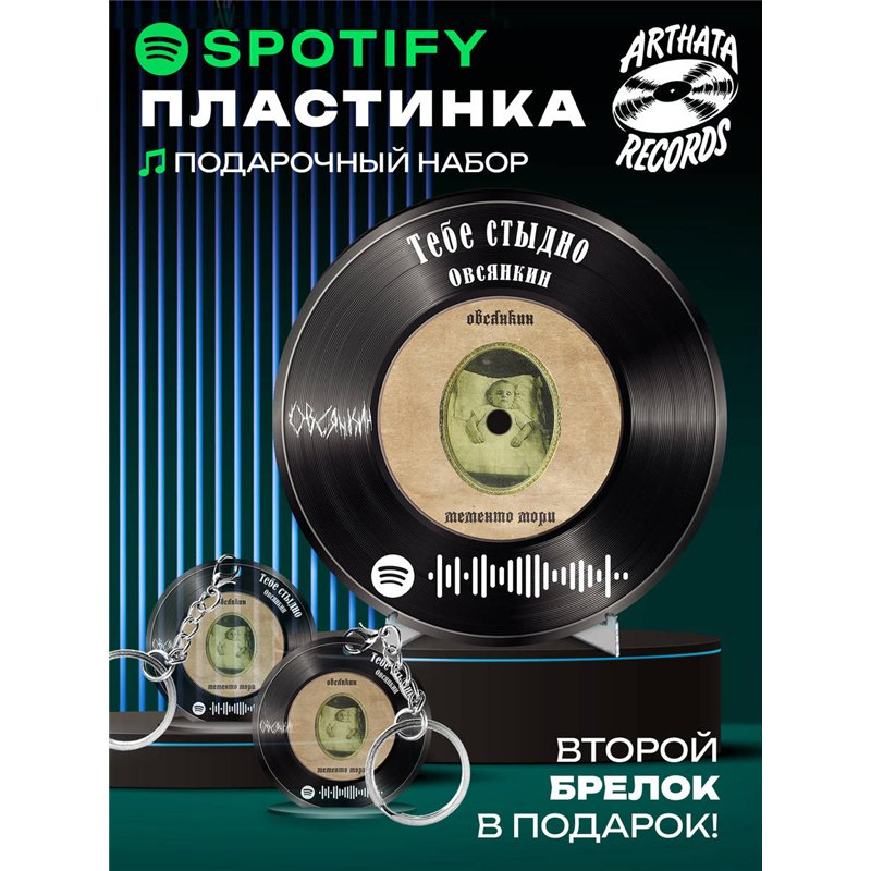 Спотифай постер Овсянкин, spotify брелок Овсянкин-Тебестыдно