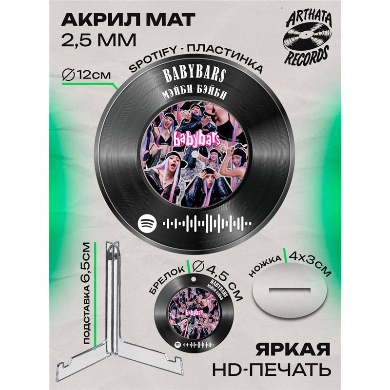 Постер Мэйби Бэйби, брелоки спотифай Мэйби Бэйби - babybars