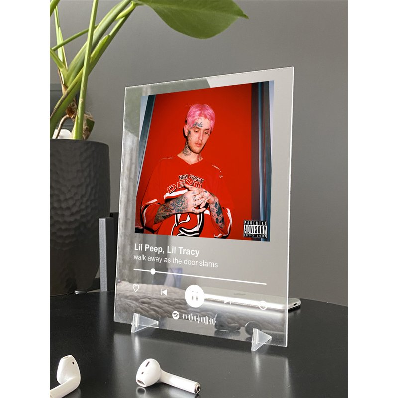 Lil Peep, Lil Tracy - walk away as the door slams - постер Spotify