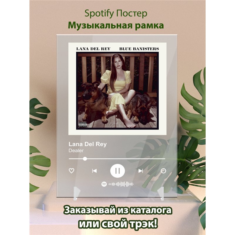 Lana Del Rey - Dealer - постер Spotify
