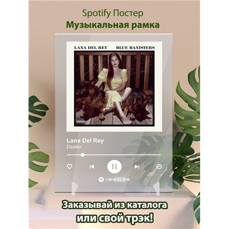 Lana Del Rey - Dealer - постер Spotify