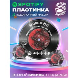Spotify постер и брелок Три дня дождя - больше не буду