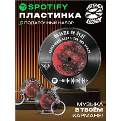 Spotify постер и брелок Три дня дождя - больше не буду