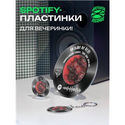 Spotify постер и брелок Три дня дождя - больше не буду