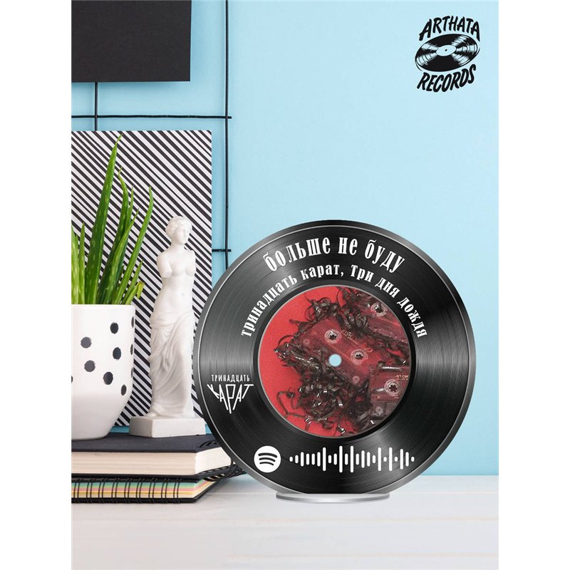 Spotify постер и брелок Три дня дождя - больше не буду