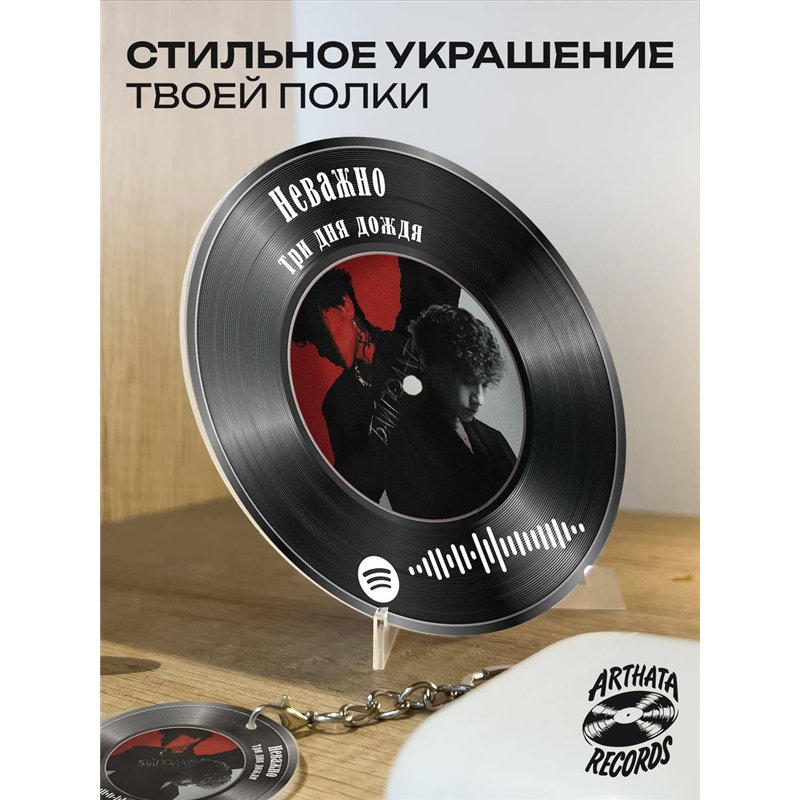 Spotify Постер и брелоки Три дня дождя - Неважно