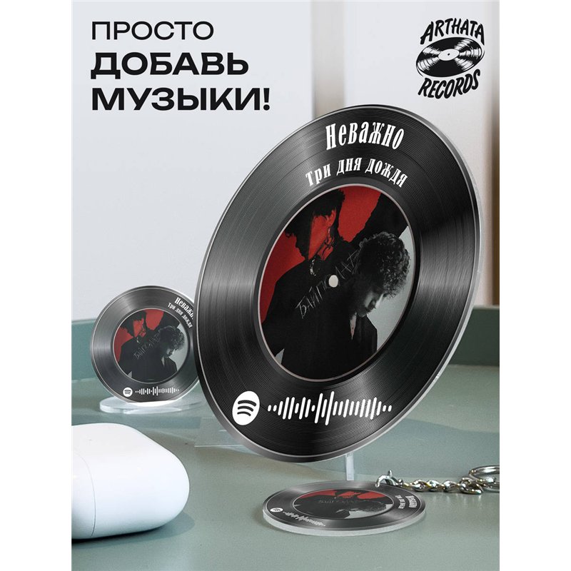 Spotify Постер и брелоки Три дня дождя - Неважно