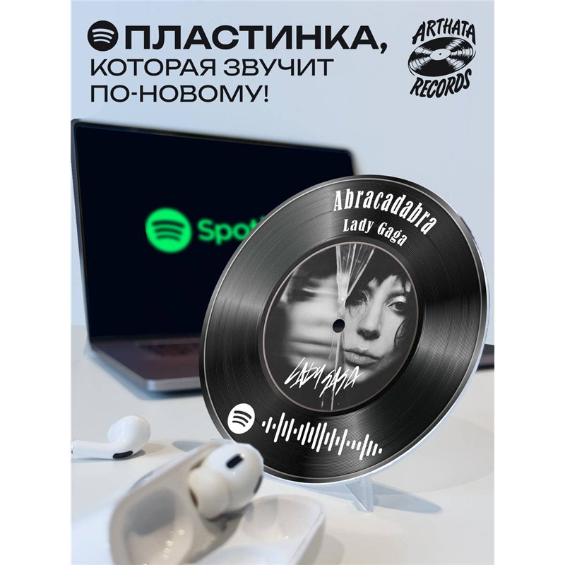 Постер спотифай Lady Gaga, брелок Lady Gaga - Abracadabra
