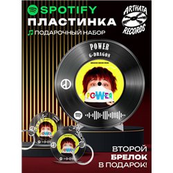 Спотифай постер G-DRAGON, брелоки G-DRAGON - POWER