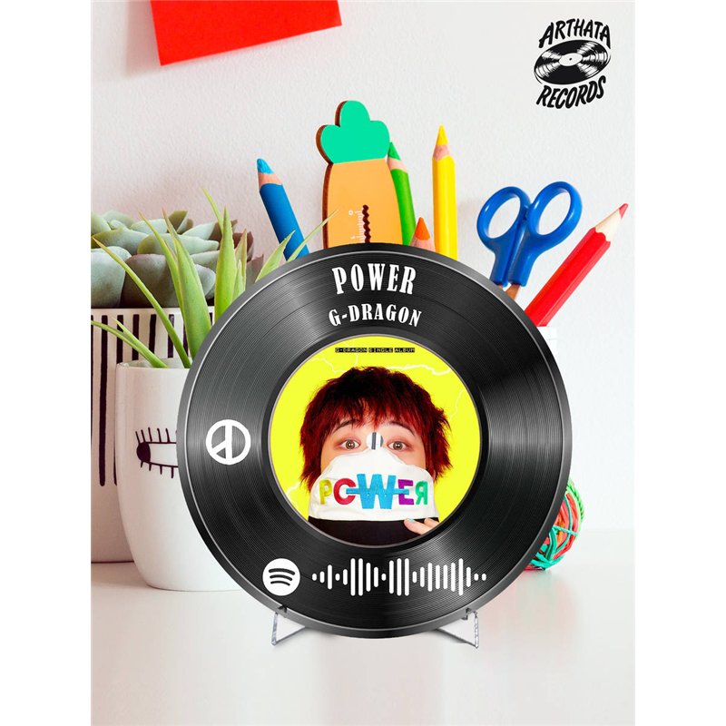 Спотифай постер G-DRAGON, брелоки G-DRAGON - POWER