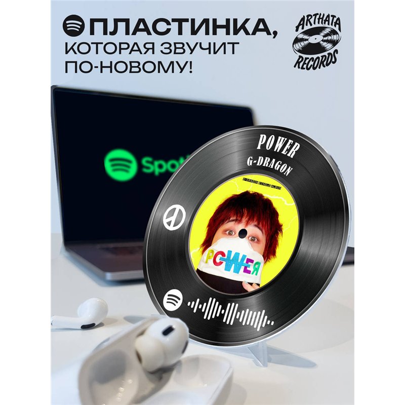 Спотифай постер G-DRAGON, брелоки G-DRAGON - POWER