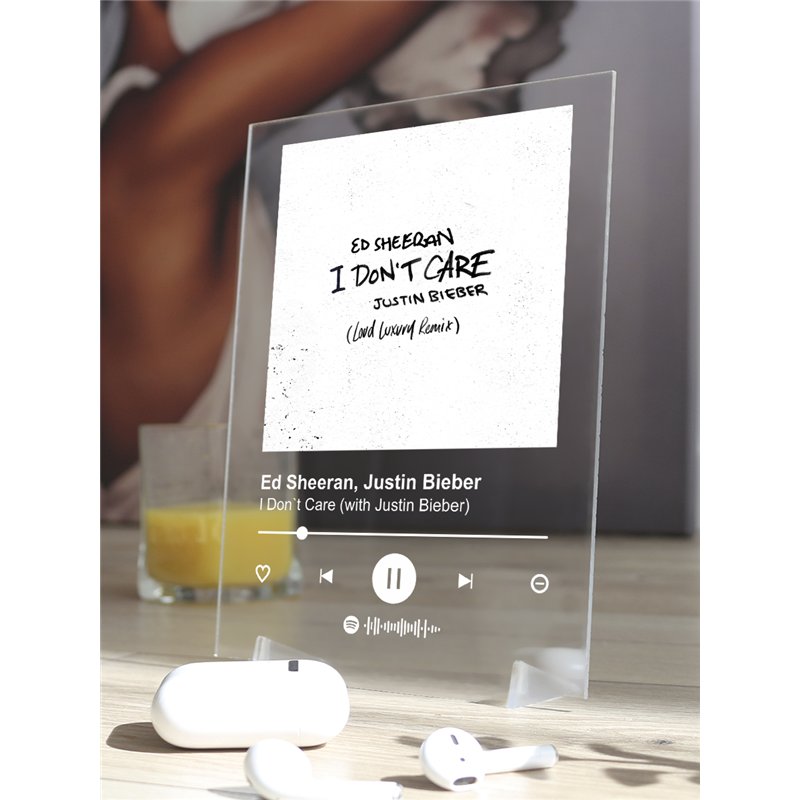 Ed Sheeran, Justin Bieber - I Don`t Care (with Justin Bieber) - постер Spotify