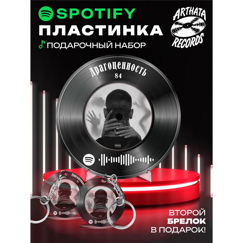 Постер 84, брелок спотифай 84 - Драгоценность