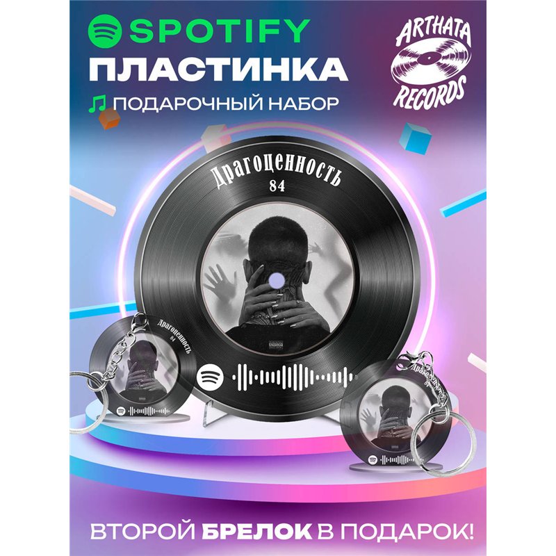 Постер 84, брелок спотифай 84 - Драгоценность