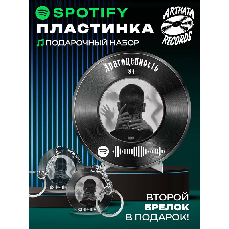 Постер 84, брелок спотифай 84 - Драгоценность