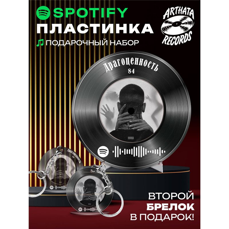 Постер 84, брелок спотифай 84 - Драгоценность