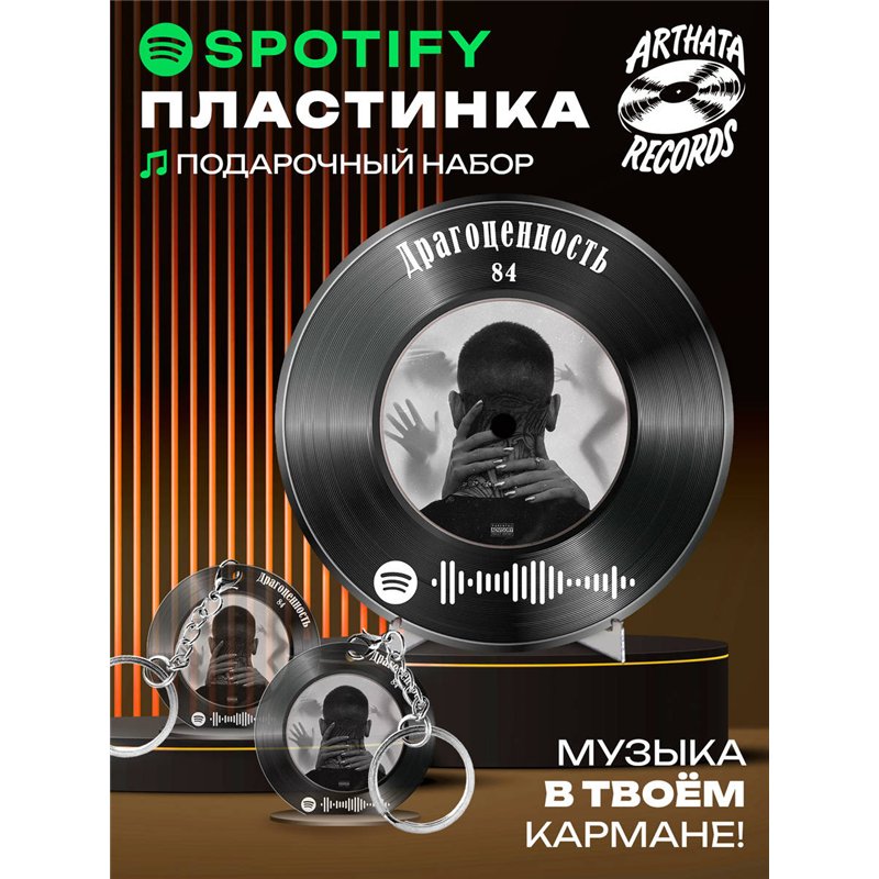 Постер 84, брелок спотифай 84 - Драгоценность