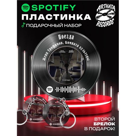 Постер и брелок ЖЕНЯ ТРОФИМОВ КОМНАТА КУЛЬТУРЫ - Поезда