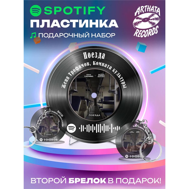 Постер и брелок ЖЕНЯ ТРОФИМОВ КОМНАТА КУЛЬТУРЫ - Поезда