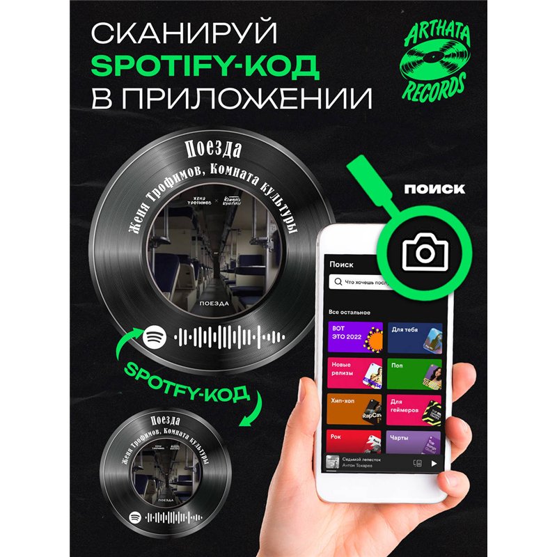 Постер и брелок ЖЕНЯ ТРОФИМОВ КОМНАТА КУЛЬТУРЫ - Поезда