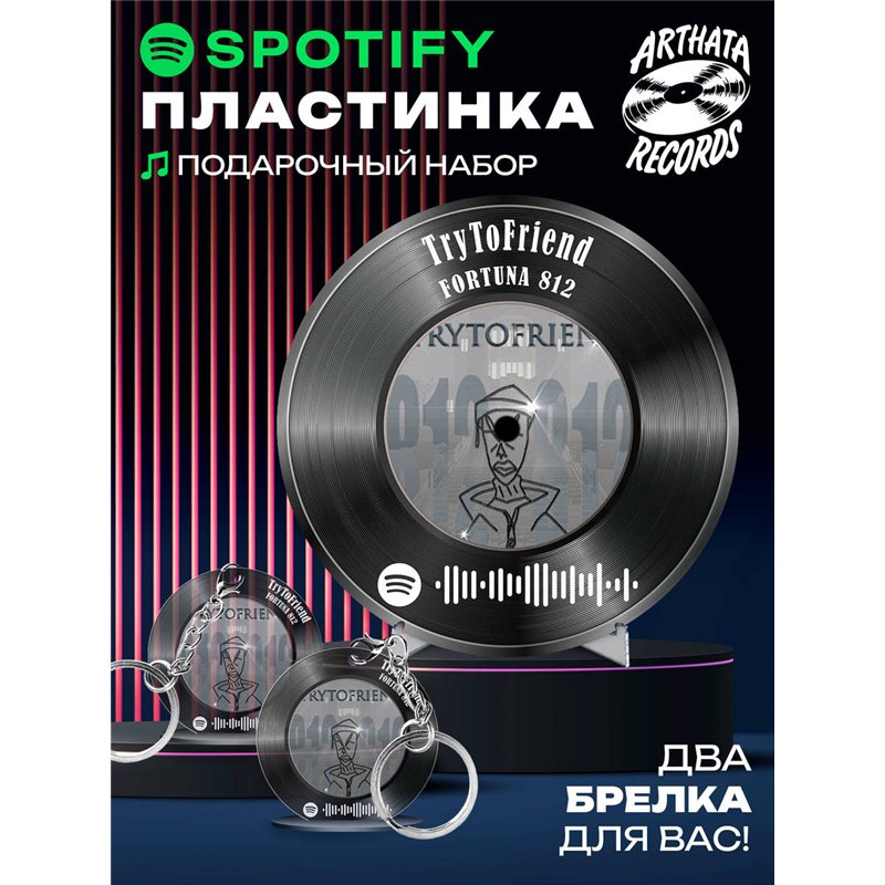 Спотифай постер FORTUNA 812 брелок FORTUNA 812 - TryToFriend