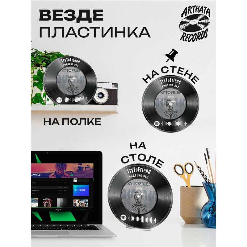 Спотифай постер FORTUNA 812 брелок FORTUNA 812 - TryToFriend
