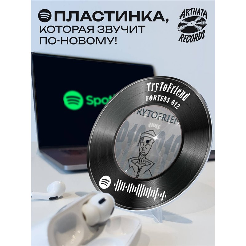 Спотифай постер FORTUNA 812 брелок FORTUNA 812 - TryToFriend