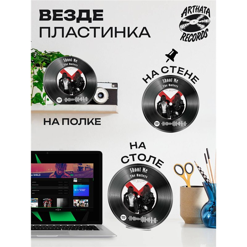 Постер The Hatters, спотифай брелоки The Hatters - Shoot me
