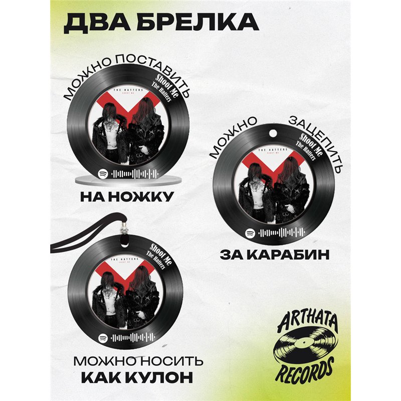 Постер The Hatters, спотифай брелоки The Hatters - Shoot me