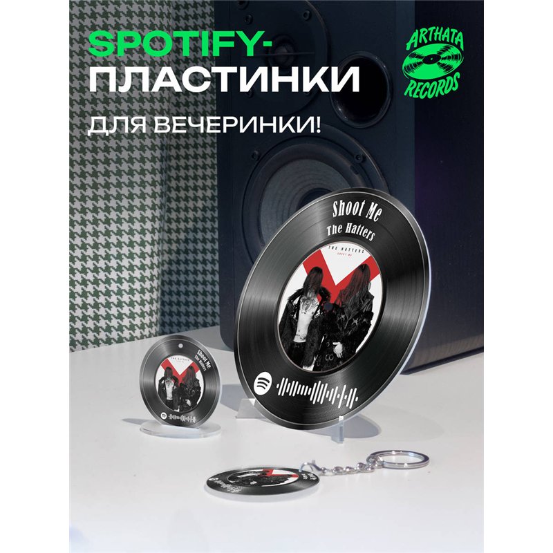 Постер The Hatters, спотифай брелоки The Hatters - Shoot me