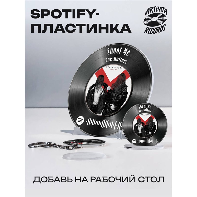 Постер The Hatters, спотифай брелоки The Hatters - Shoot me