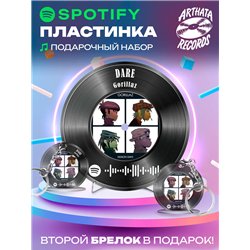 Spotify постер Gorillaz, брелок Gorillaz - DARE