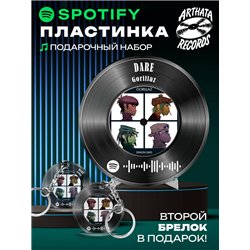 Spotify постер Gorillaz, брелок Gorillaz - DARE