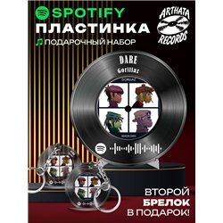 Spotify постер Gorillaz, брелок Gorillaz - DARE