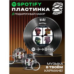Spotify постер Gorillaz, брелок Gorillaz - DARE