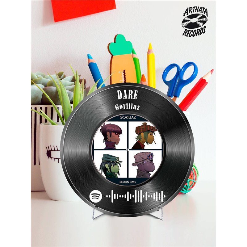 Spotify постер Gorillaz, брелок Gorillaz - DARE