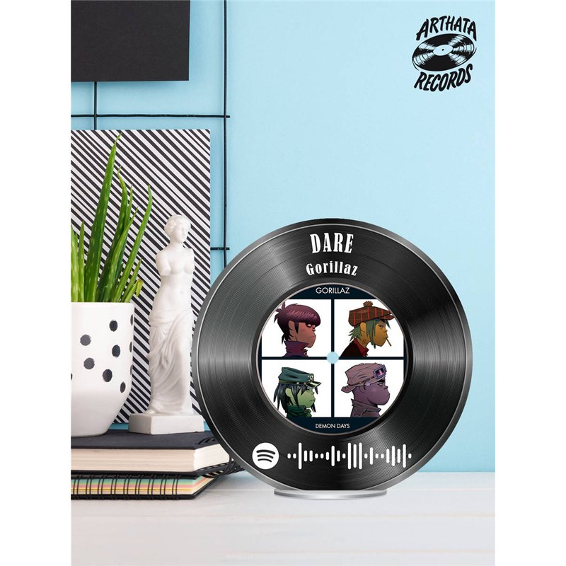 Spotify постер Gorillaz, брелок Gorillaz - DARE
