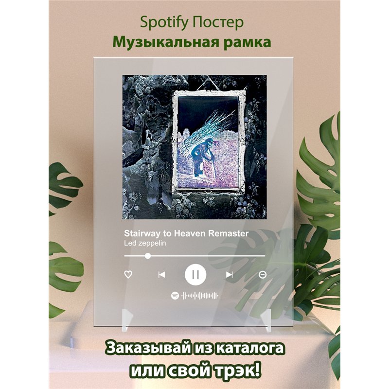 Led zeppelin - Stairway to Heaven Remaster - постер Spotify