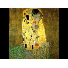 Картина на холсте по фото Модульные картины Печать портретов на холсте Густав Климт - Поцелуй