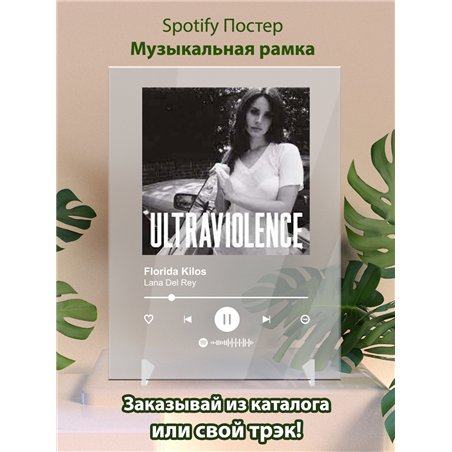 Lana Del Rey - Florida Kilos - постер Spotify