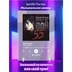 Виктор Цой - Группа Крови - постер Spotify