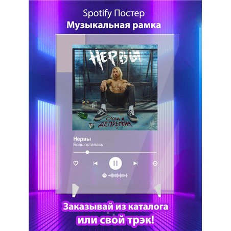 Нервы - Боль осталась - постер Spotify