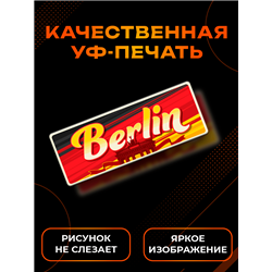 Стильная Табличка Berlin интерьерная с надписью города Берлин