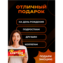 Стильная Табличка Berlin интерьерная с надписью города Берлин