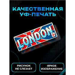 Табличка London интерьерная с надписью города Лондон