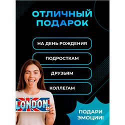 Табличка London интерьерная с надписью города Лондон