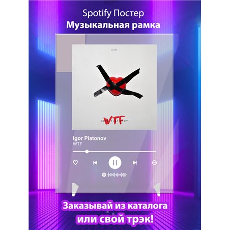 Igor Platonov - WTF - постер Spotify