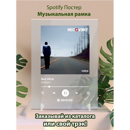 Eminem - Not Afraid - постер Spotify