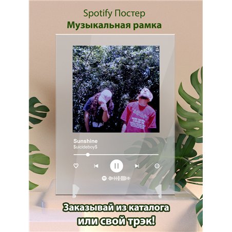 $uicideboy$ - Sunshine - постер Spotify